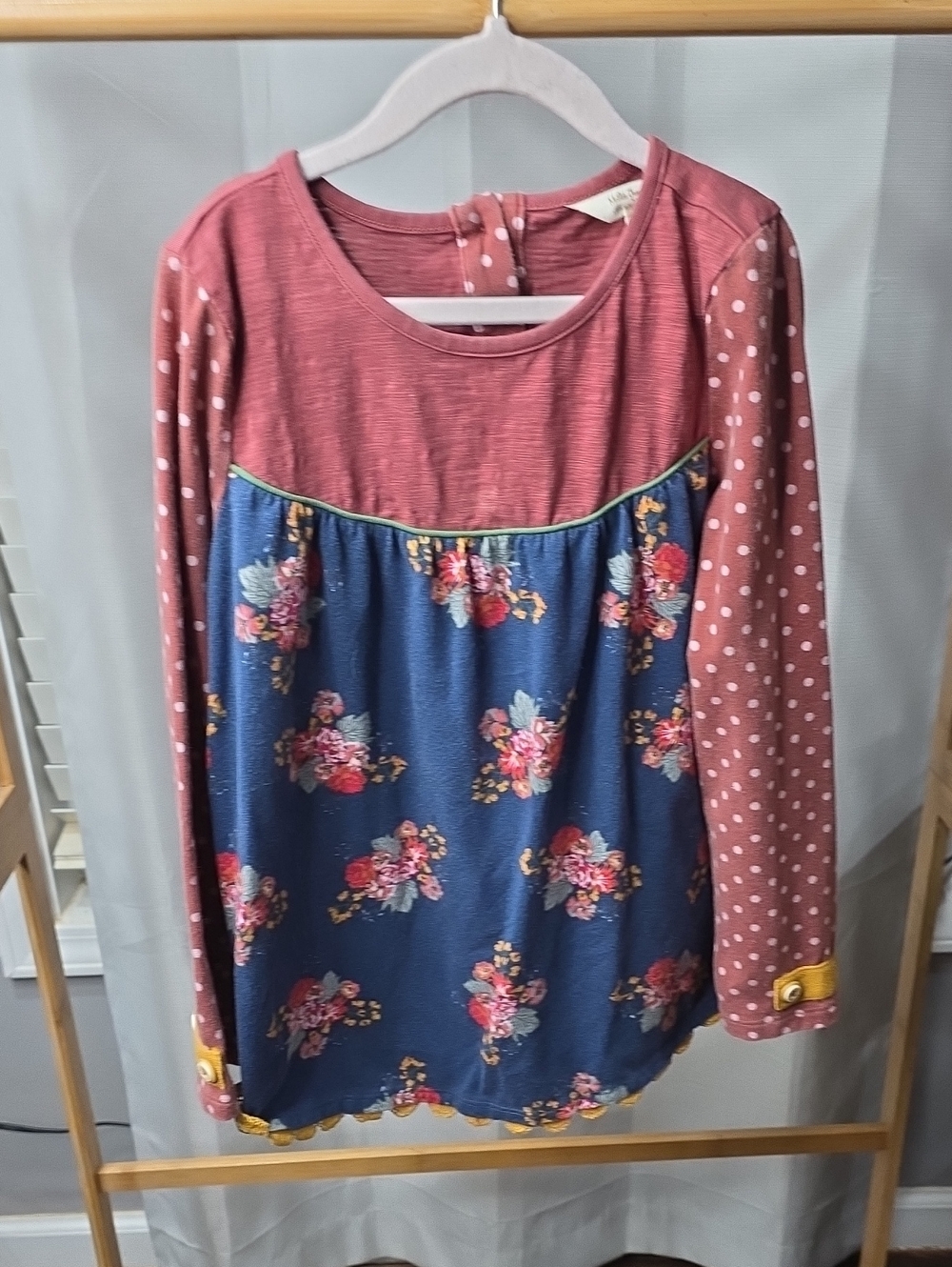 Matilda Jane Rose & Navy Floral Mix Long Sleeve Top